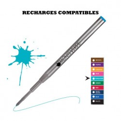 Recharge compatible Montblanc - stylo bille (Monteverde)