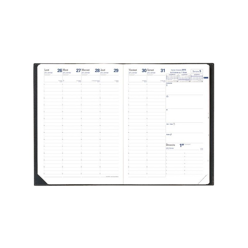 Agenda Quo Vadis - Scolaire - Aout / Septembre + Répertoire 030034Q