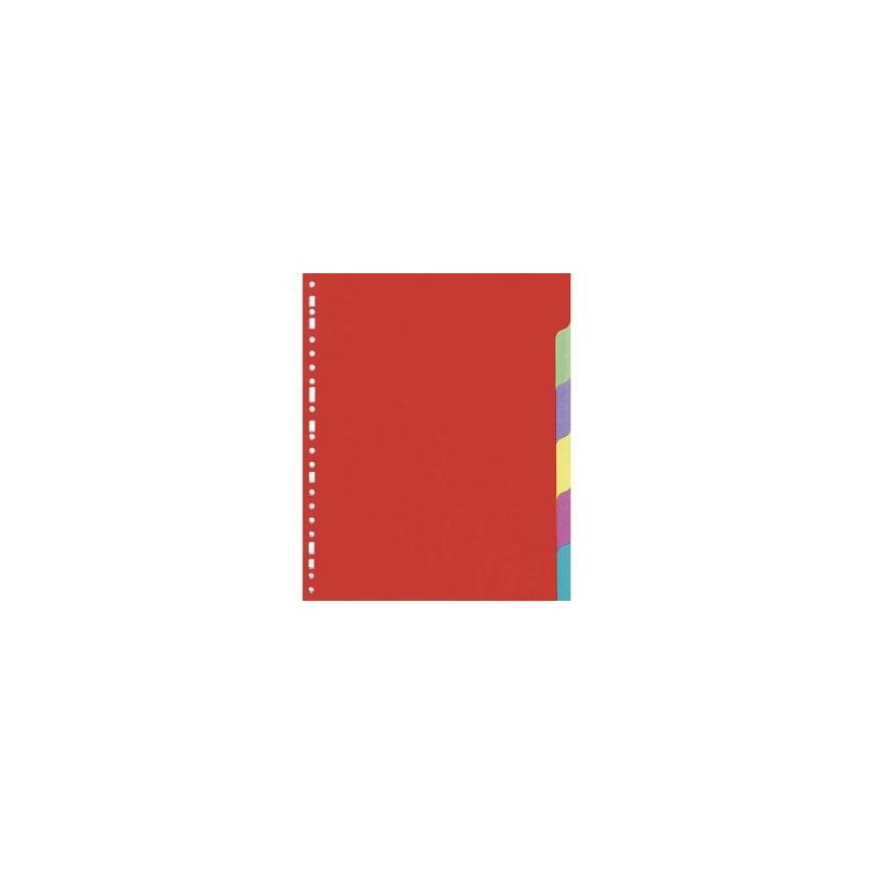 Intercalaires - jeu de 6 touches - 5 Etoiles - Format A4 - carte lustrée 225g - Perfo. 23 trous