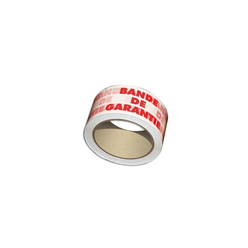 EMB RUB BANDE GARANTIE - 48mmX100m - 50 microns - Tesa