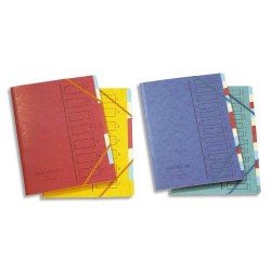 Trieur carton - 12 Compartiments - couleurs assortis - EMEY