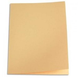 Paquet de 100 chemises - Carte recyclée - 180 g -  coloris crème - 5 ETOILES