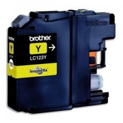 Cartouche brother jet d'encre LC123Y couleur jaune 600p