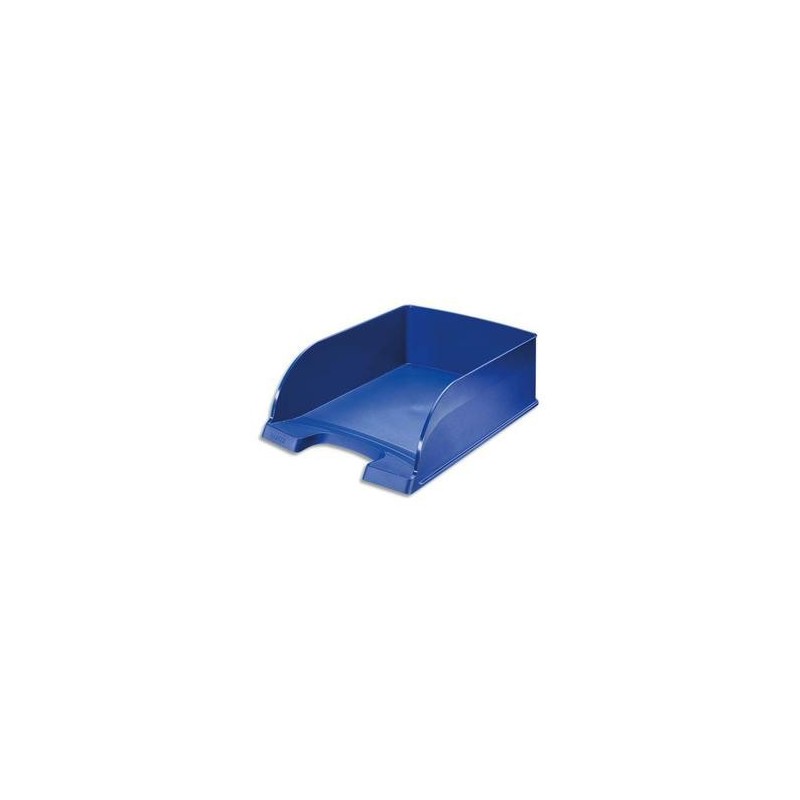 Corbeille courrier - Porte Etiquette - Bleu - (lxhxp) 25,5x10x36 - LEITZ