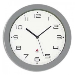 Horloge murale - Cadran ABS - Diam. 30cm - Gris - ALBA