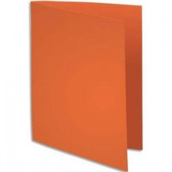 Chemise 220g - 24x32 - Paquet 100 - Orange - EXACOMPTA