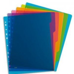 Intercalaires - 6 Touches - PP transp - A4 - ELBA