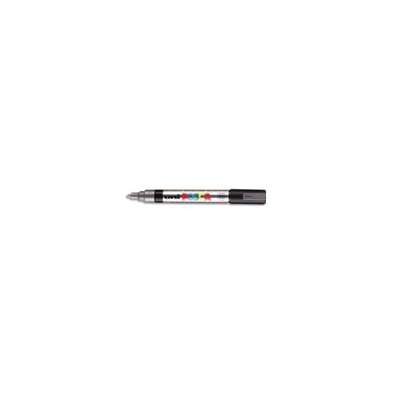 Marqueur POSCA - Ogive - Moyen - Argent - UNIBALL
