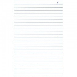 Carnet autocopiant - Travers - 297*210 - 50 duplis - Elve