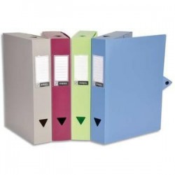 Bte/CLASS DOC - PP -  Dos 8cm - Assortis - VIQUEL