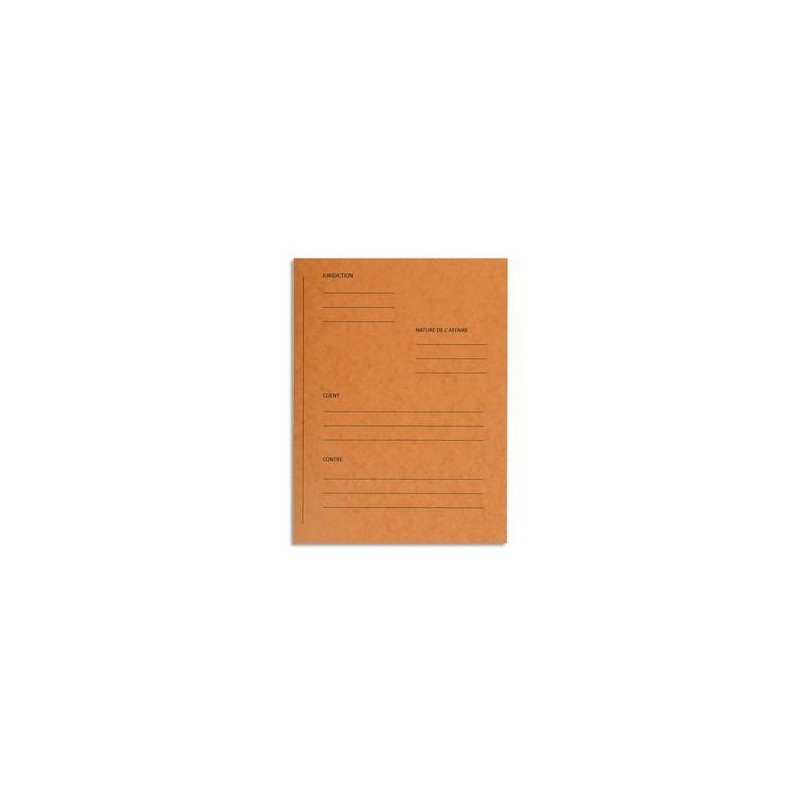 P/25 Doss PLAIDOIRIE - Carte - Orange - EXACOMPTA