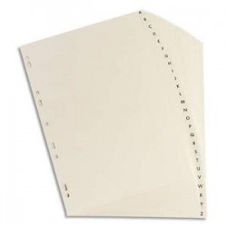 Intercalaire/Alphabétique - A4 - 26 Touches - ELBA