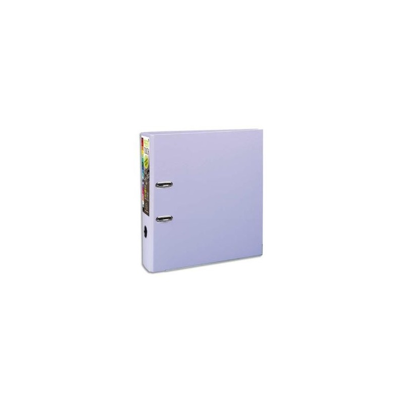 Classeur/Levier - PREM TOUCH - Dos 8cm - Lilas - EXACOMPTA