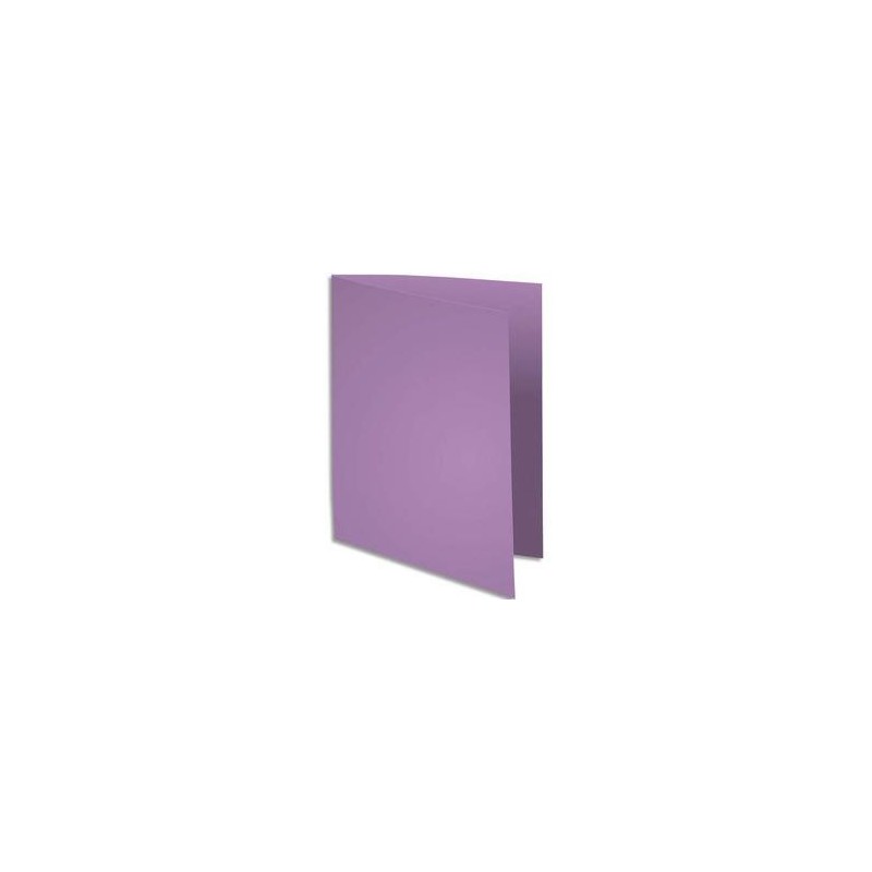 Pqt 100 Chemises - SUPER 250 - 210g - Lilas - EXACOMPTA