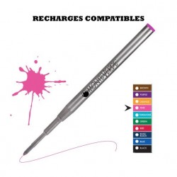 Monteverde - recharge compatible Montblanc -stylo bille