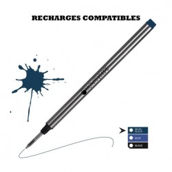 Monteverde - recharge compatible Montblanc - stylo roller