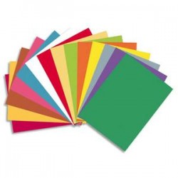 EXACOMPTA Paquet de 10 chemises JURA 220 en carte 220g coloris assortis