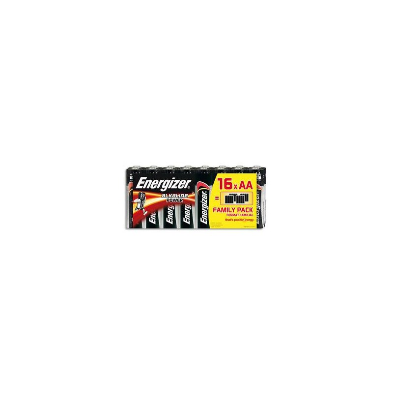 ENERGIZER blister de 16 piles aa LR06 power 627523