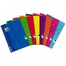 OXFORD Cahier OPEN FLEX piqûre 96 pages 21x29,7 5x5. Couverture polypro