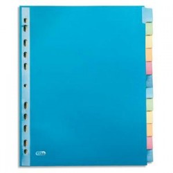 ELBA Intercalaires 12 positions A4 Maxi en carte forte 220g