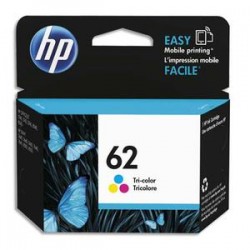 HP Pack jet d'encre 3 couleurs 62 C2P06AE