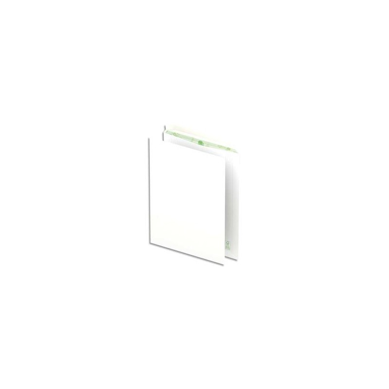 OXFORD Boîte de 500 pochettes recyclées extra blanches 90g format C4 229x324 mm