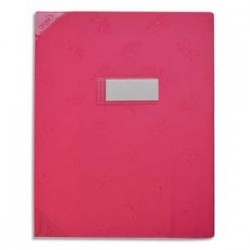 ELBA Protège-cahier 17x22cm Strong Line opaque 15/100° + renforcés (30/100°). Coloris rose