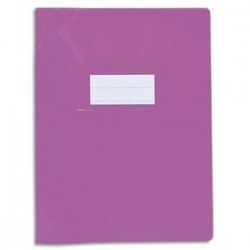 ELBA Protège-cahier 17x22cm Strong Line opaque 15/100° + renforcés (30/100°). Coloris violet