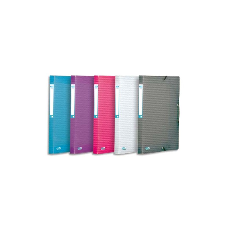 ELBA Boîte de classement HAWAI 24x32cm PP 7/10e assortis, dos 2,5cm