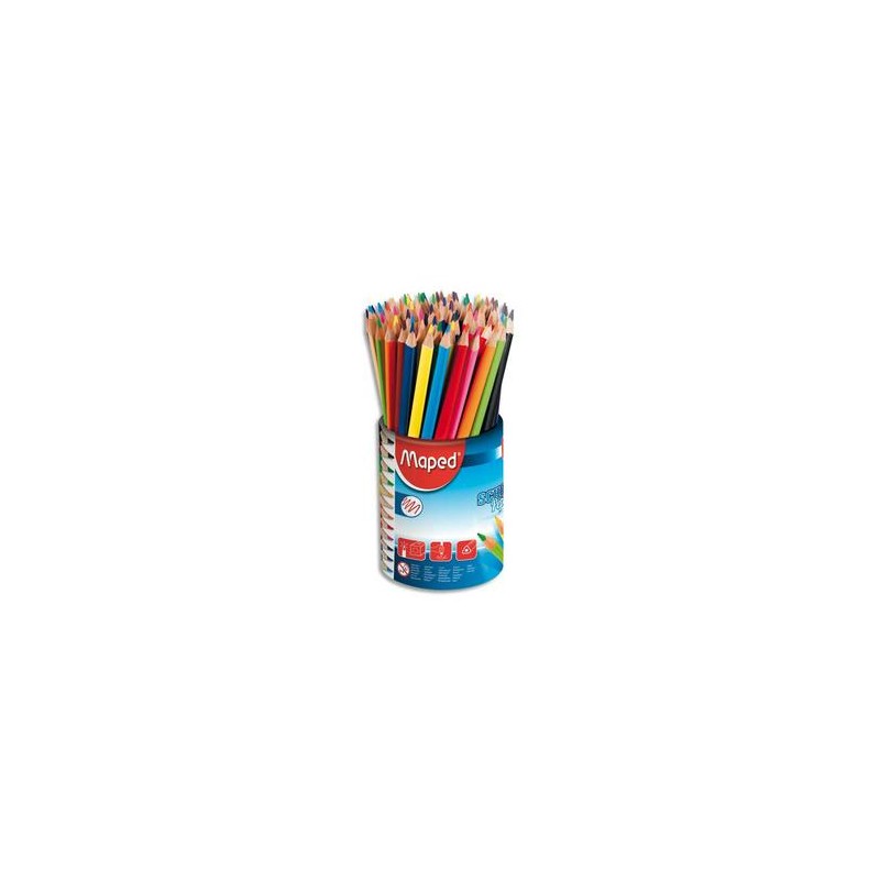 MAE POT 72 CRAYON COLOR PEPS 832000