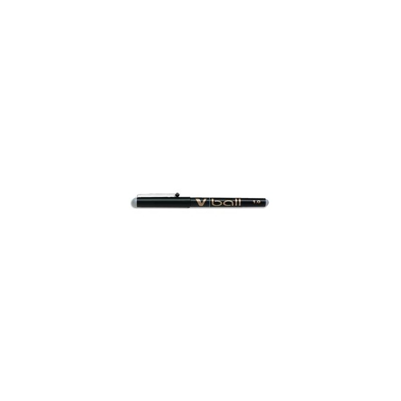 PILOT Stylo roller pointe métal 1,0 mm encre liquide noire V-BALL 1,0