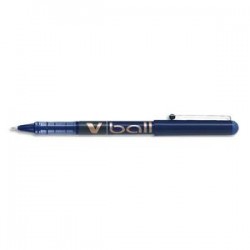 PILOT Stylo roller pointe métal 1,0 mm encre liquide bleu V-BALL 1,0