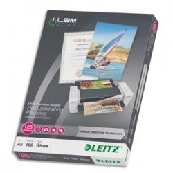 LEITZ Pack de 100 pochettes A5 125 microns UDT 74930000