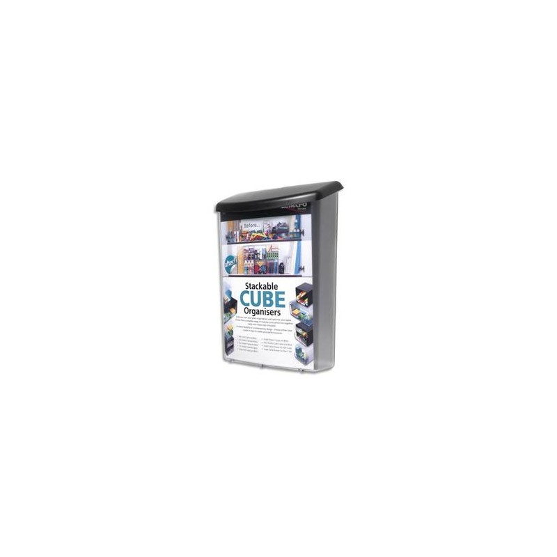 DEFLECTO Boîte pour extérieur incassable avec protection UV format A4 - L25 x H33,5 x P10 cm transparent
