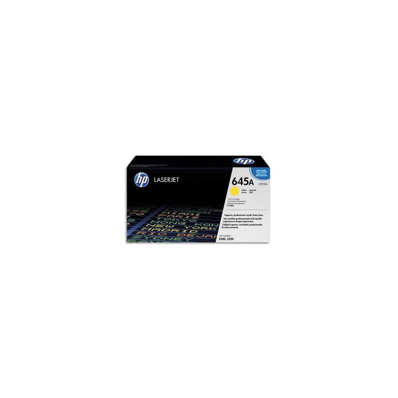 HP Cartouche laser jaune pour laserjet 5500 C9732A