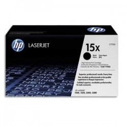 HP Cartouche laser noire haute capacite 3500 pages pour laserjet 1200-1220 ref C7115X