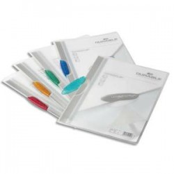 DURABLE Chemise de présentation clip pourpre SWINGCLIP,couverture semi-transparente,capacité 30 feuilles