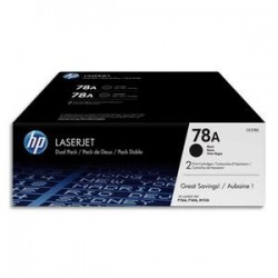 HP Pack de 2 Cartouches laser noir CE278AD