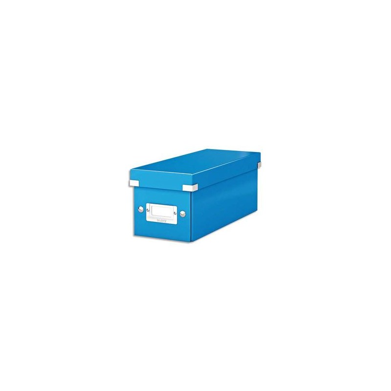 LEITZ Boîte de rangement pour CD Click&Store coloris WOW bleu 60410036