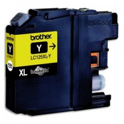 BROTHER Cartouche jet d'encre HC jaune LC125XLY