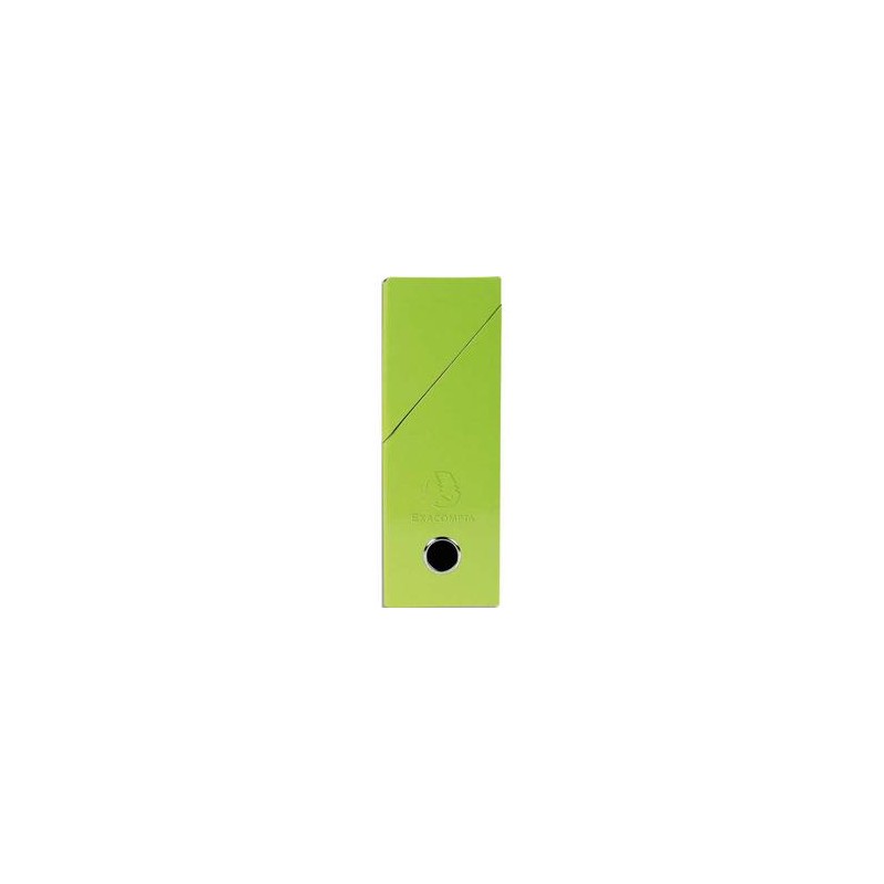 EXACOMPTA Boîte de transfert Iderama, carte lustrée pelliculée, dos 9,5 cm, 34x26 cm, coloris vert