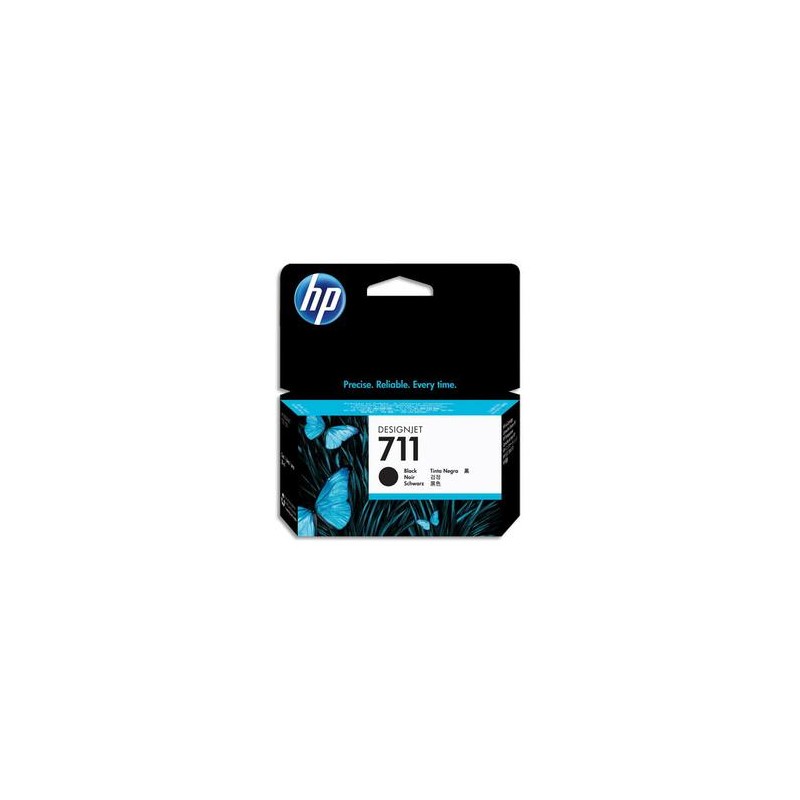 HP Cartouche d'encre noire n°711 38 ml CZ129A