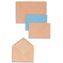GPV Boîte de 500 enveloppes coloris bleu gommées 72 grammes format 114x162 C6