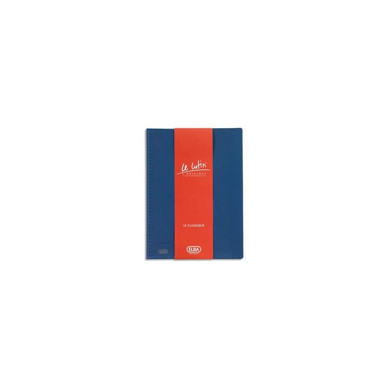ELBA Protège-documents 60 vues bleu Le Lutin , couverture PVC 34/100e, pochettes PVC 5,5/100e
