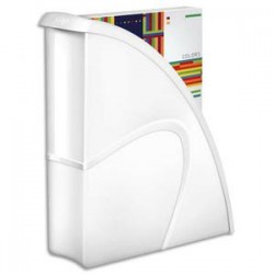 CEP Pro Porte-revues Gloss - Dos 8 cm x H31 x P25,9 cm coloris blanc arctique