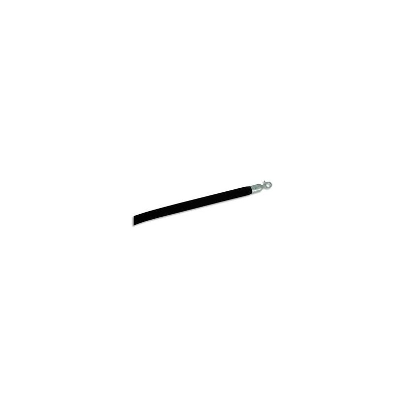 VISO Corde pour poteau guide file - Longeur 1,60 m, diamètre 3,2 cm coloris noir