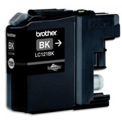 BROTHER Cartouche jet d'encre noir LC121BK