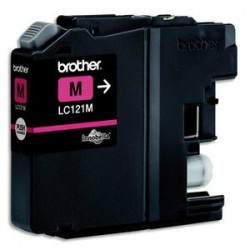 BROTHER Cartouche jet d'encre magenta LC121M