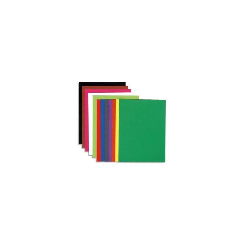 EXACOMPTA Paquet de 100 sous chemises 80g FLASH format A4 100% RECYCLE assortis