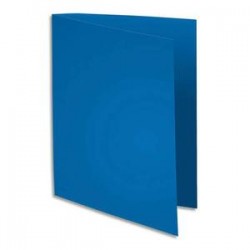 EXACOMPTA Paquet de 100 sous chemises 80g FLASH format A4 100% RECYCLE bleu foncé